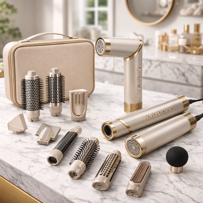 GloAir Pro – 9-in-1 Hot Air Hair Styling Tool